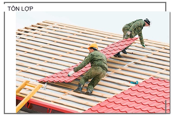 Tôn lợp là hợp kim của thép với vài thành phần khác như kẽm, sillic…