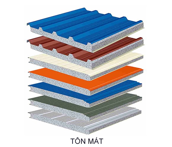 Tôn mát (tôn 3 lớp)