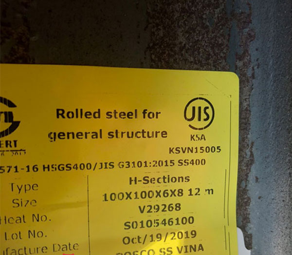 Thép hình H100 Posco giá rẻ