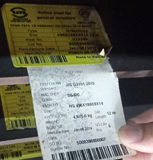 Thép hình I496 Posco