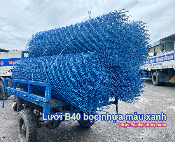 Lưới B40 bọc nhựa là gì?