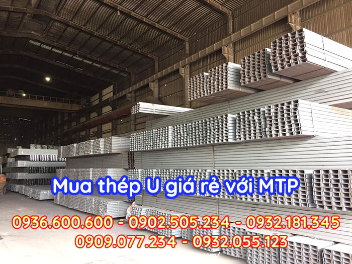 Kho thép chữ U Nhà Bè của Đại Lý Sắt Thép MTP