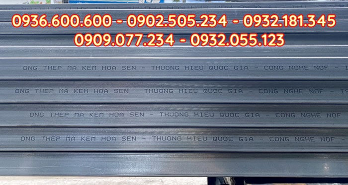 Dấu hiệu nhận biết thép hộp mạ kẽm Hoa Sen chính hãng