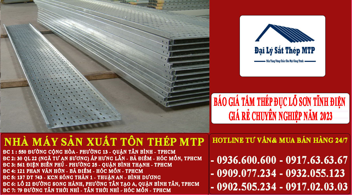 Báo giá Tấm thép đục lỗ sơn tĩnh điện giá rẻ chuyên nghiệp năm 2024