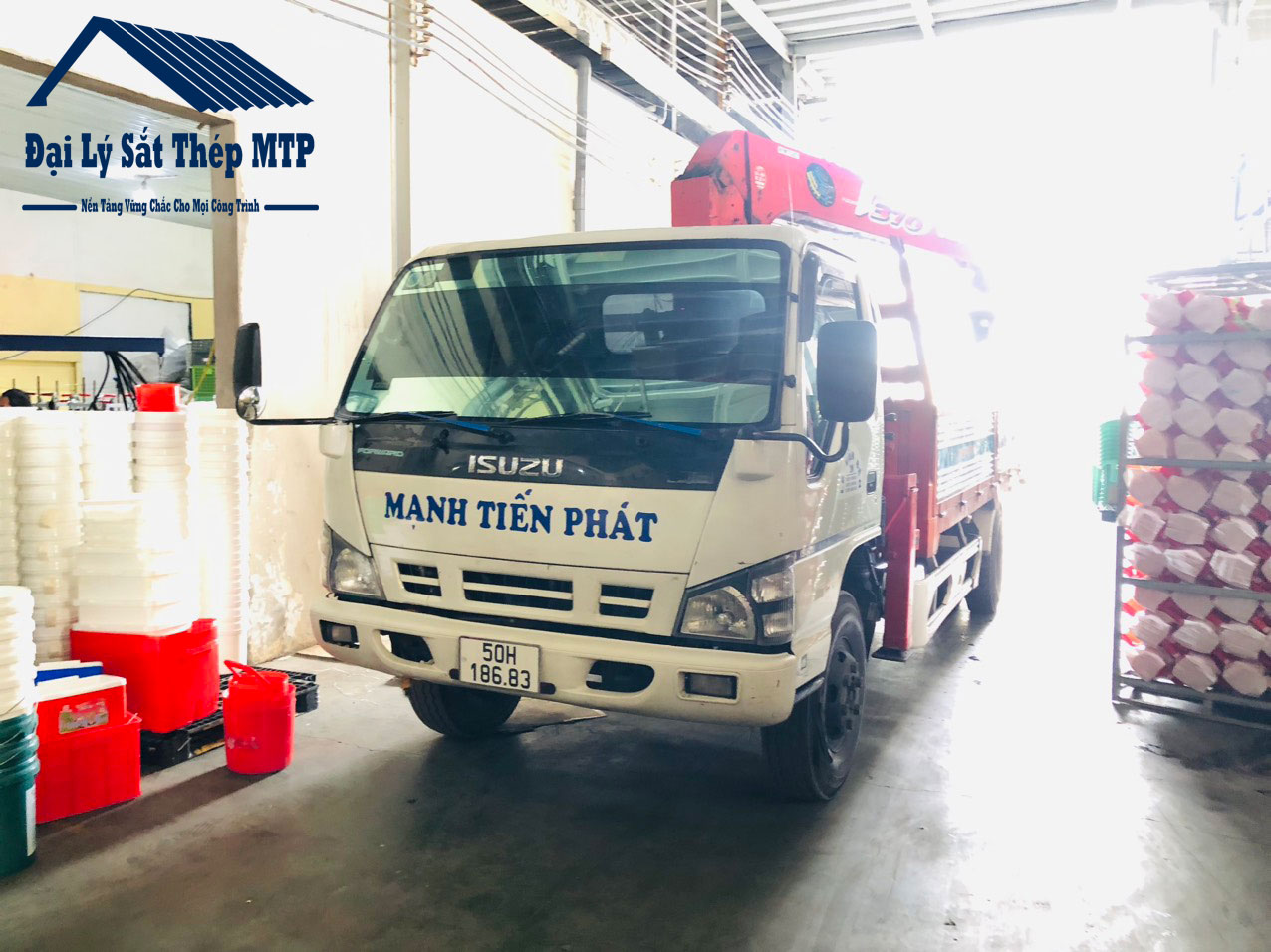 Đại lý Sắt Thép MTP cung cấp 35 tấn thép hình I cho Công trình Sữa chữa nhà xưởng Công ty Nhựa Chấn Thuận Thành Lý Chiêu Hoàng - Quận 6 - TPHCM