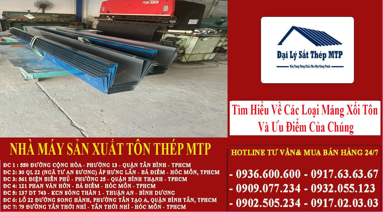 Tìm Hiểu Về Các Loại Máng Xối Tôn Và Ưu Điểm Của Chúng